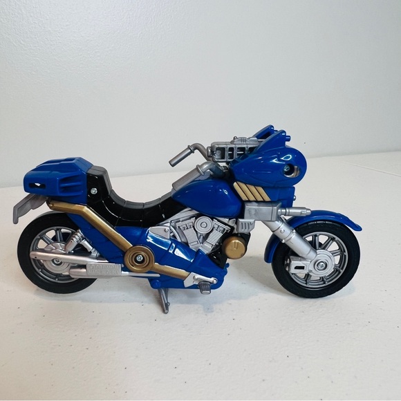 Vintage Power Rangers Lost Galaxy Blue Ranger Astro Cycle Bandai 1998 - Picture 3 of 10